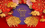 2019春节猪年中国年创意海报