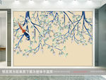 新中式背景墙