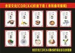 食堂文化红色 六块红底