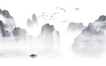大型山水壁画