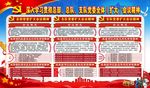 三级党委会议精神展板