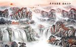 山水国画