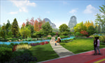 公园大草坪 公园景观绿化