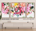 火烈鸟装饰画