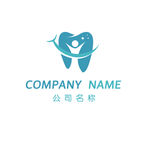 牙齿标志图形设计