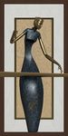 人物雕塑装饰画