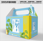 清新简约香梨包装设计甜梨包装