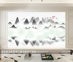 新中式山水装饰画