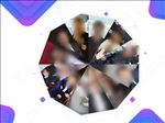 PPT人物拼图模板