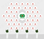 LOGO墙矢量模板素材