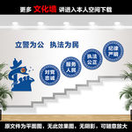 警营楼梯文化墙