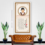 中国古代十大名医之皇甫谧挂画