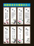 校园文化挂画展板之二设计