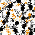 抽象花朵无缝印花图案