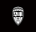 华丰足球队反色logo矢量