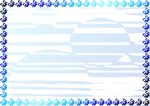 雪蓝 经营证书纹