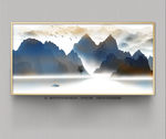 简约山水画