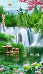 流水生财玄关