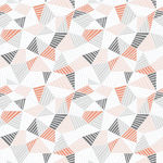 三角形几何抽象印花团