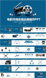 电影胶片后期制造影视传媒PPT