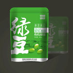 绿豆包装 绿豆包装袋平面图