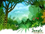 山林风景插画插图
