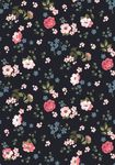 怀旧花朵花卉插画插图