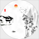 新中式山水画