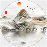 山水画 水墨山水装饰画