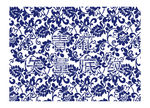 青花底纹