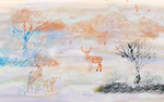 抽象油画