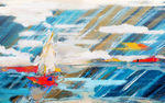抽象油画