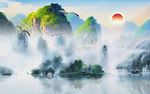 山水油画