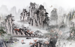 意境山水画