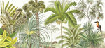 热带植物丛林西洋画