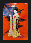 唐三彩唐代仕女壁画