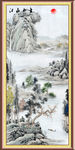 竖幅山水画