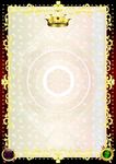 皇冠金花 聘书底纹