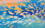 抽象油画