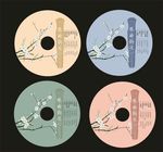 光盘盒面 画册封面 古琴 古筝