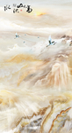 山水大理石 高山流水 流水生财