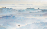 中国风   抽象山水画 大厅装