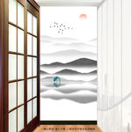 竖版山水画