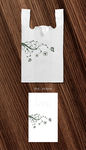 创意个性透明塑料袋背心袋展开图