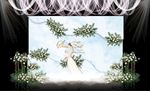 蓝色系婚礼