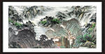 巨幅山水画