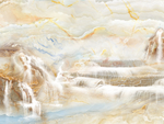 高温烧大理石 山水大理背景