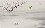 梅花山水
