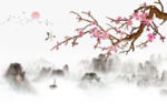 玉兰山水