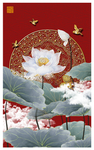 荷花装饰画